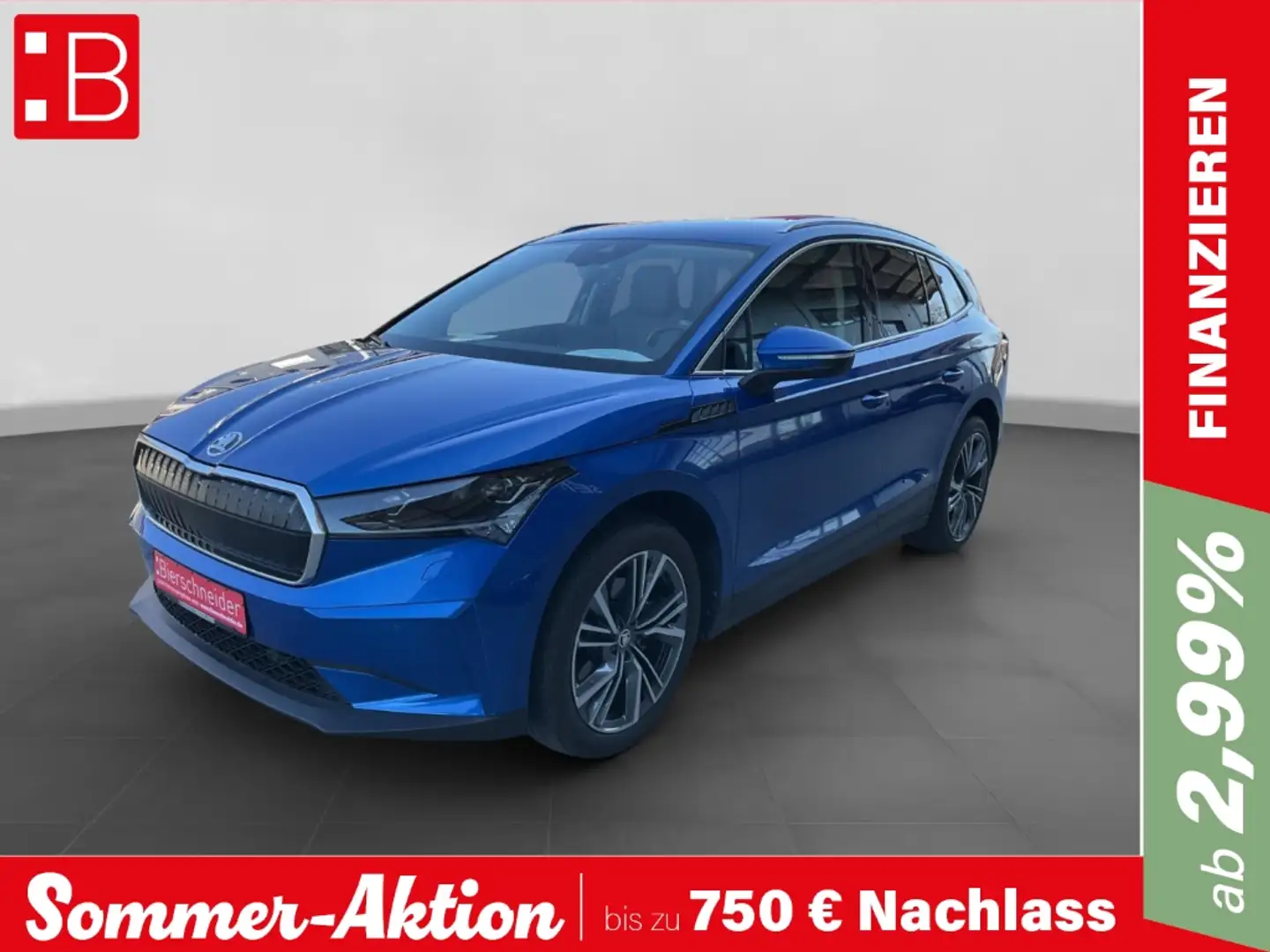 Skoda Enyaq 80 Plus NAVI KLIMA LED MATRIX SH PDC Blau - 1