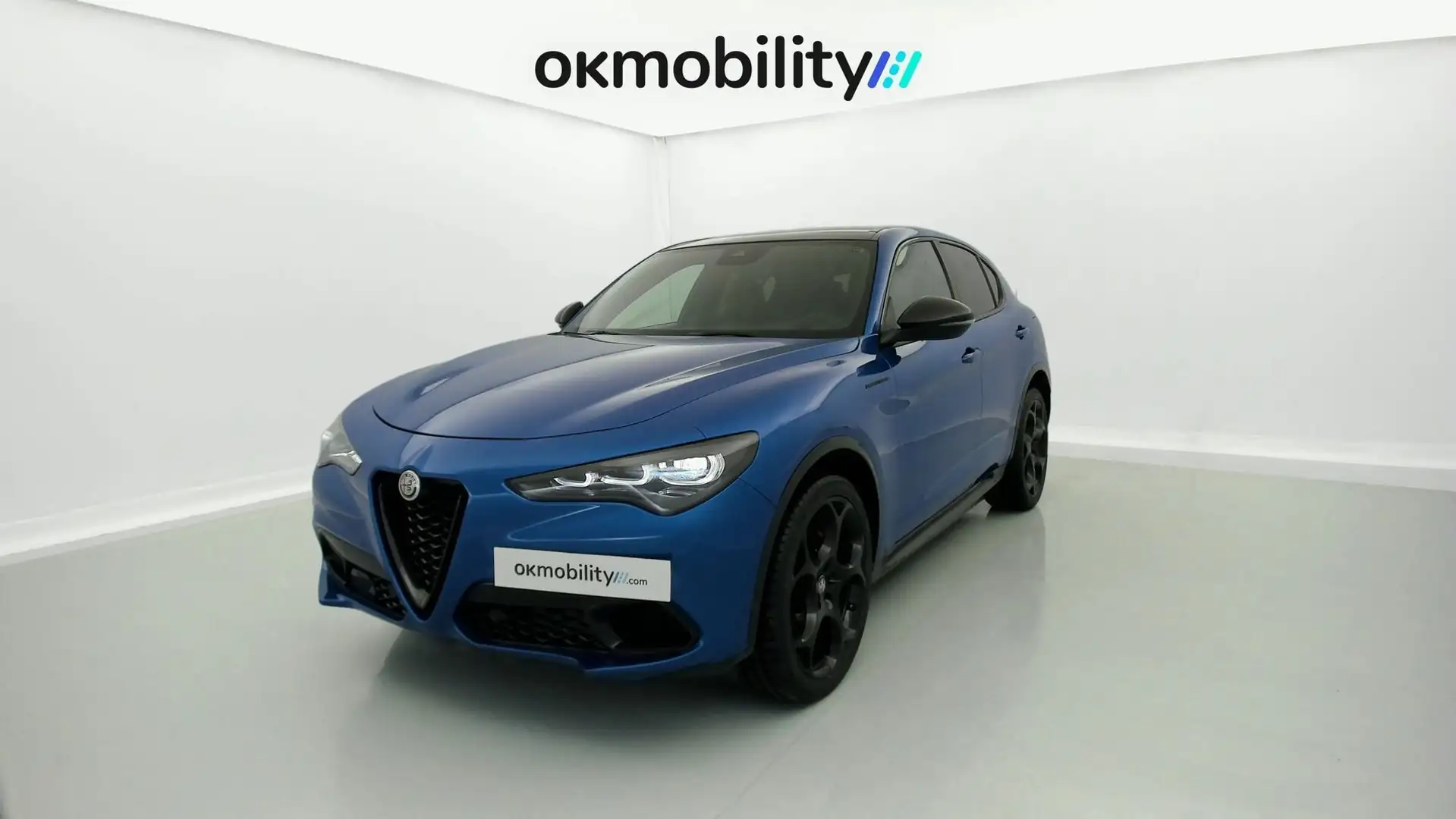 Alfa Romeo Stelvio 2.0 Competizione Q4 Aut. 280 Bleu - 1