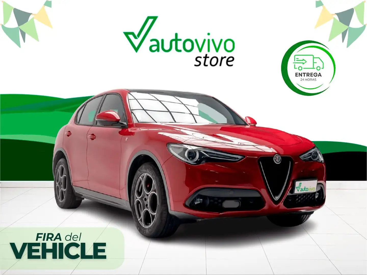 Alfa Romeo Stelvio TI 2.2 D TURBO 210 CV AUTO 4WD 5P Rojo - 1