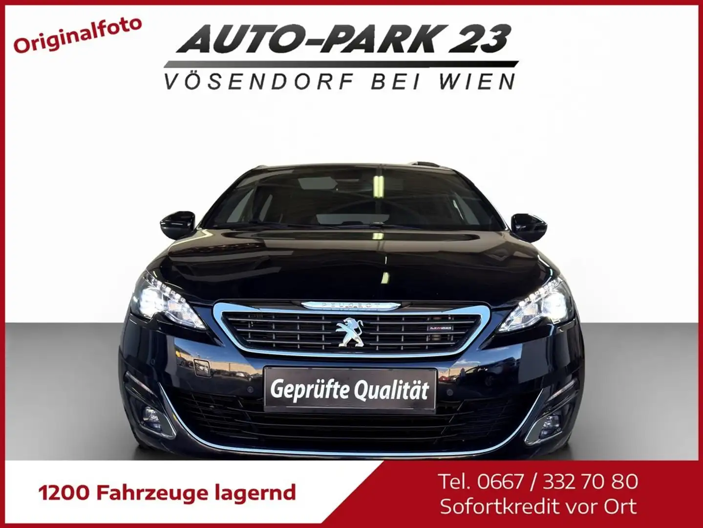 Peugeot 308 308 SW 1,6 BlueHDI 120 GT Line S Schwarz - 2
