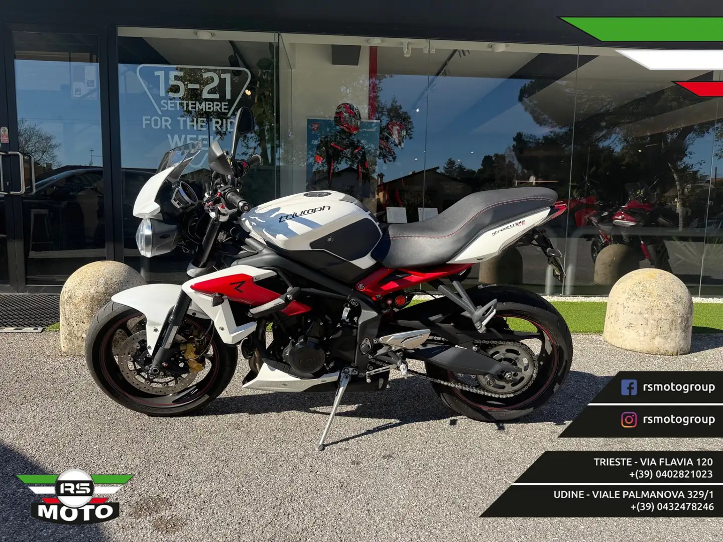 Triumph Street Triple RS Bianco - 1