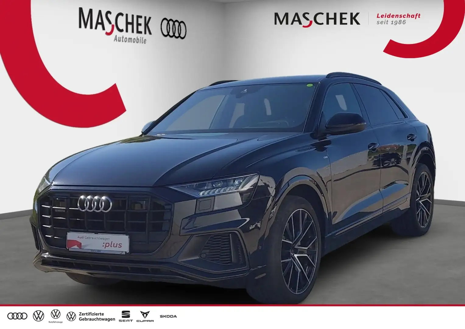 Audi Q8 S line 50 TDI 3x S line HD-Matrix Black Allradlenk Fekete - 1