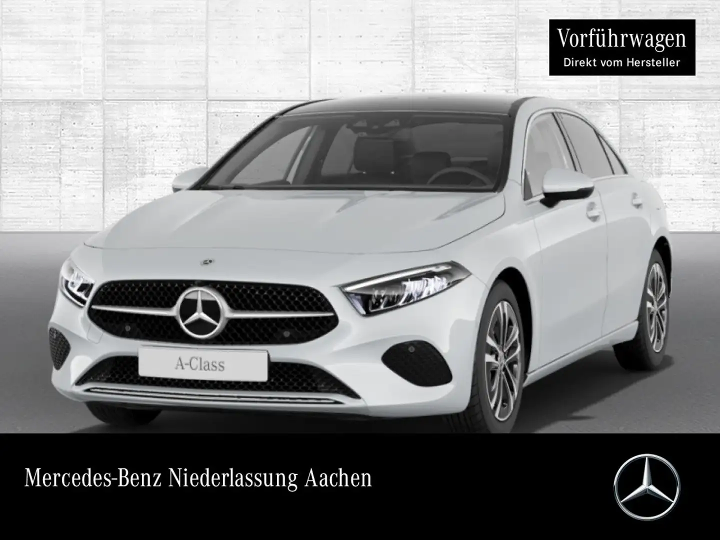Mercedes-Benz A 200 d Lim PROGRESSIVE+PANO+AHK+LED+KAMERA+8G Weiß - 1