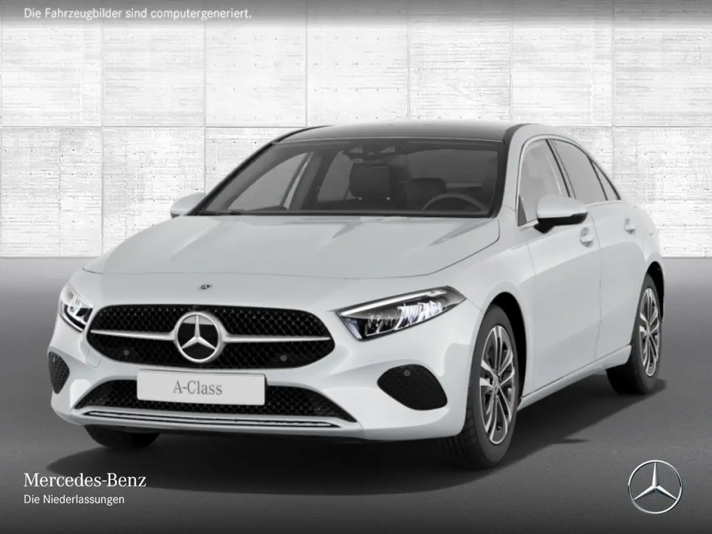 Mercedes-Benz A 200 d Lim PROGRESSIVE+PANO+AHK+LED+KAMERA+8G Weiß - 2