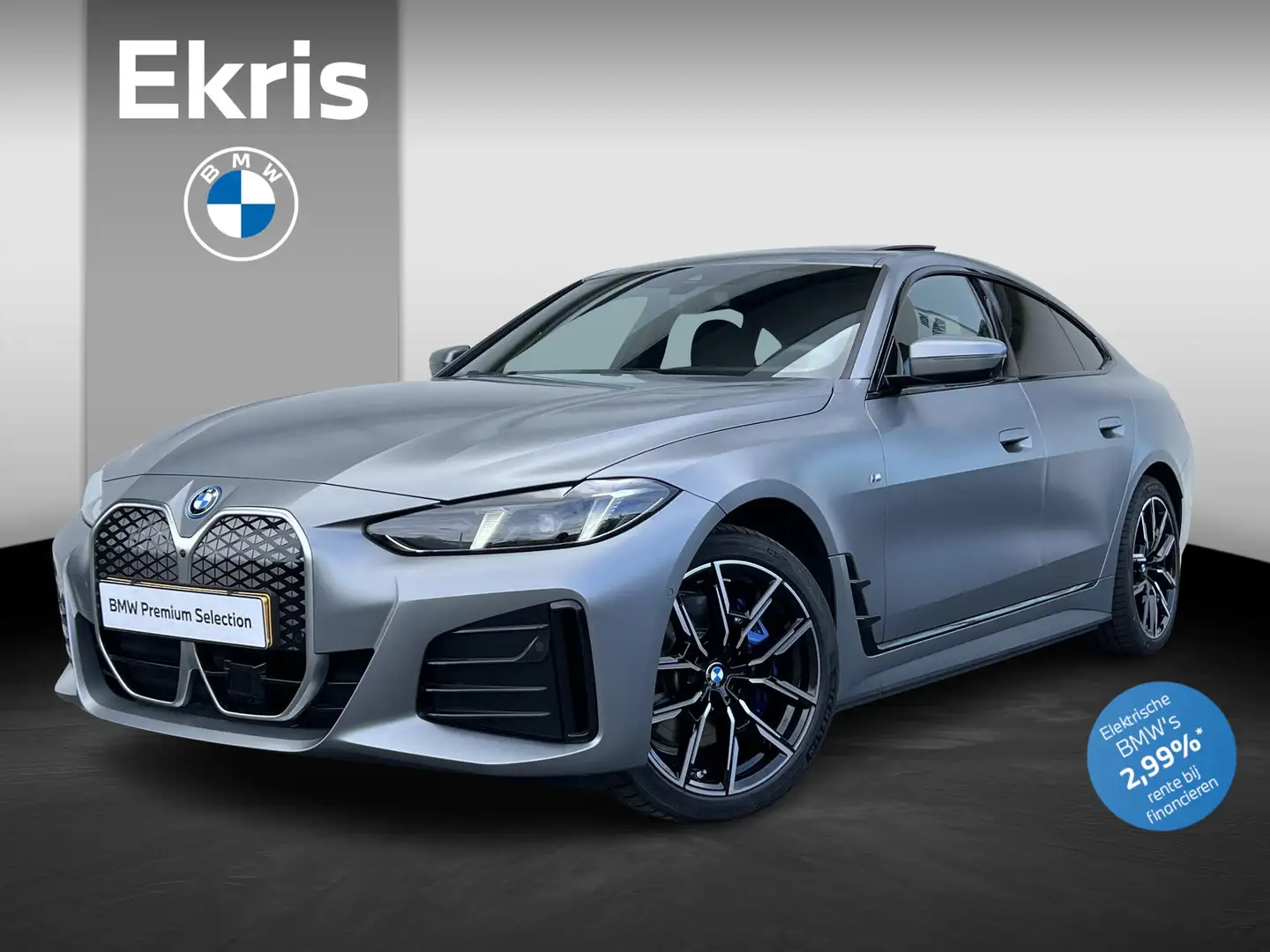 BMW i4 eDrive35 70 kWh | M-Sportpakket | Schuif-/kantelda Gris - 1
