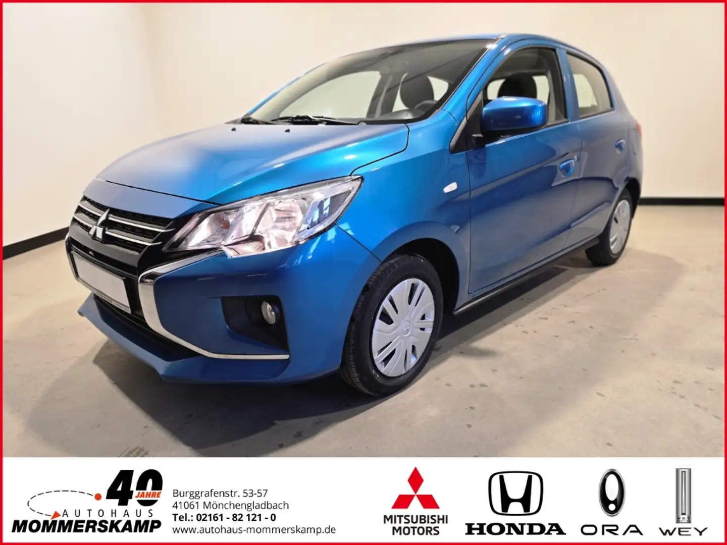 Mitsubishi Space Star Plus 1.2 +Carplay+Klima+DAB+Multilenkrad+Android A Bleu - 1