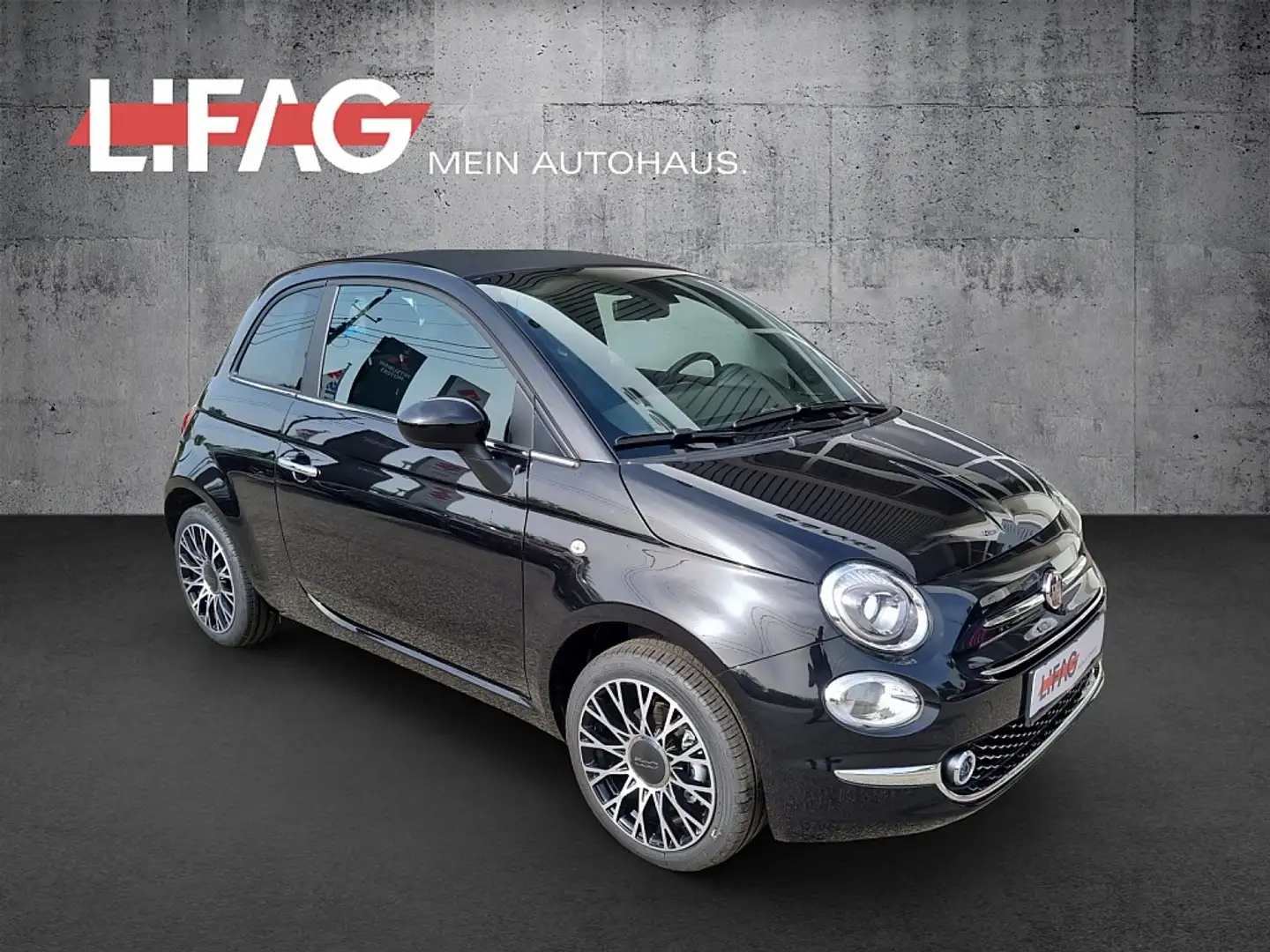 Fiat 500C FireFly Hybrid 70 Top *ab € 16.990,-* Schwarz - 1
