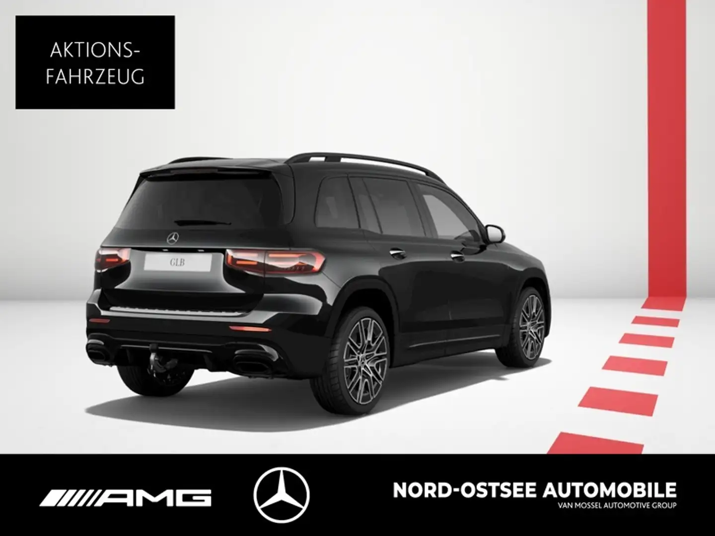 Mercedes-Benz GLB 220 d 4m AMG NIGHT AHK PANO 7-SITZE 360° Schwarz - 1