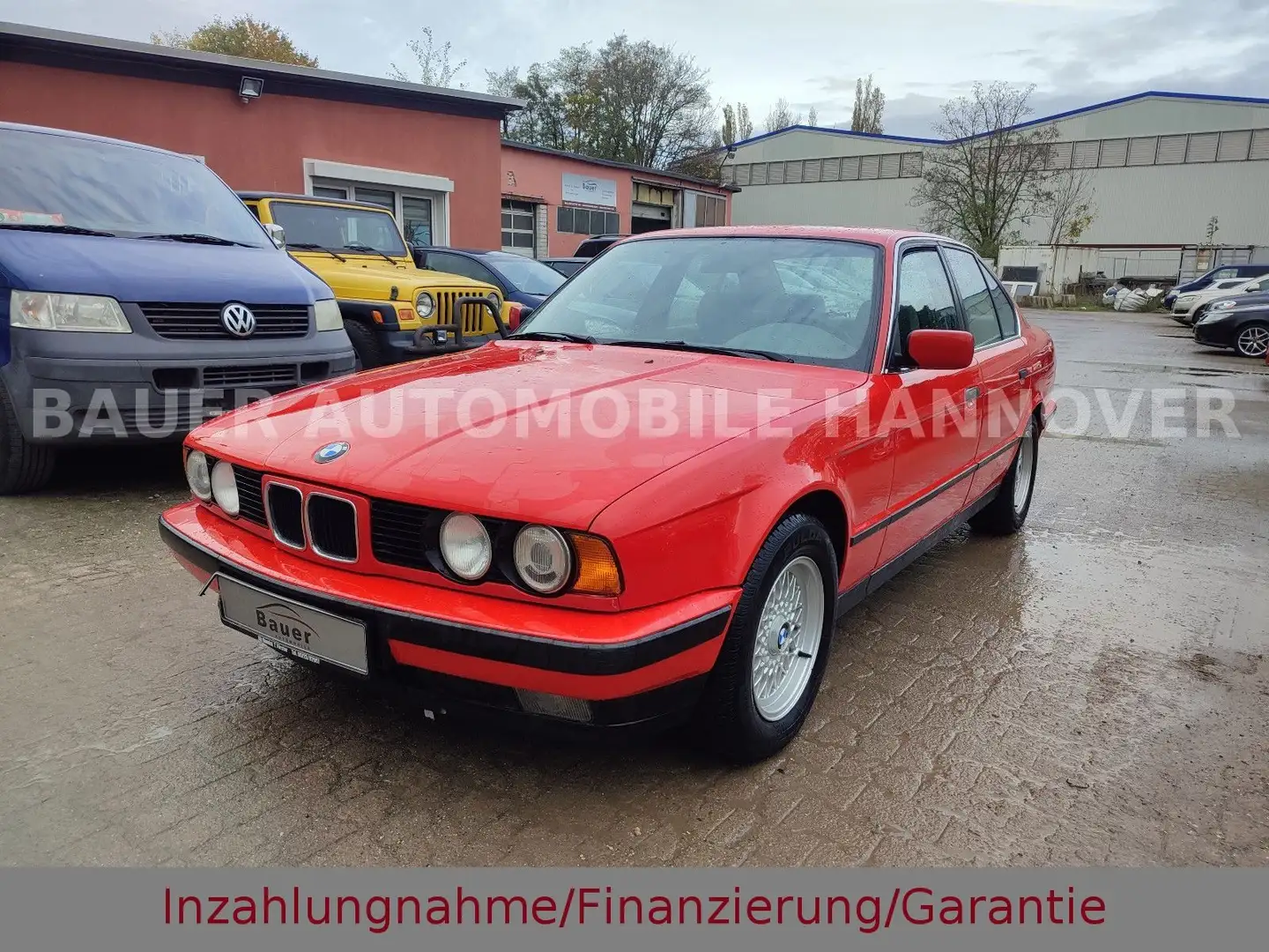 BMW 520 i/ Oldtimer/Automatik/Klima/Tüv NEU Rot - 1