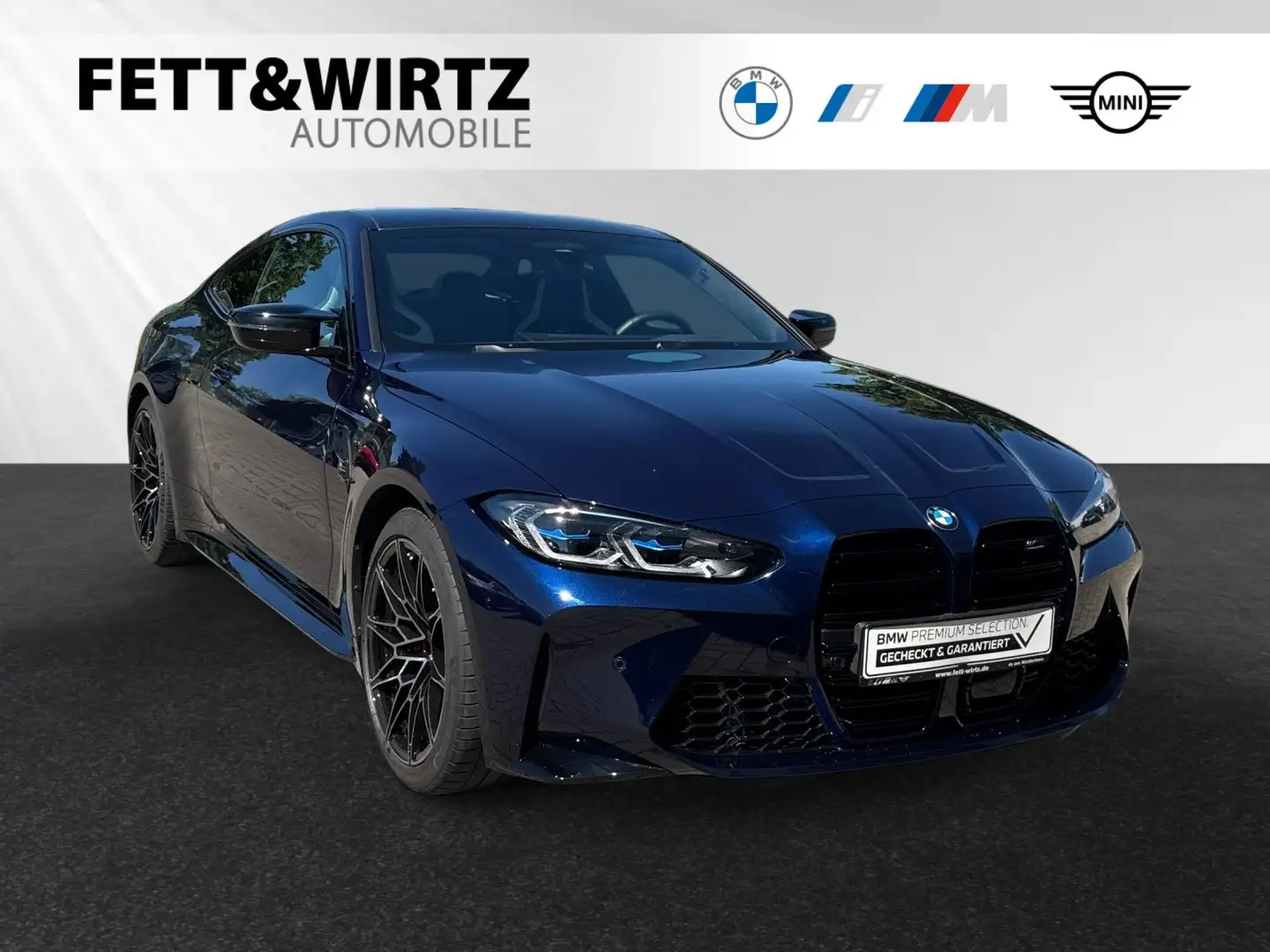 BMW M4 Competition Coupé MCarbonSchalensitze|H/K Blau - 1