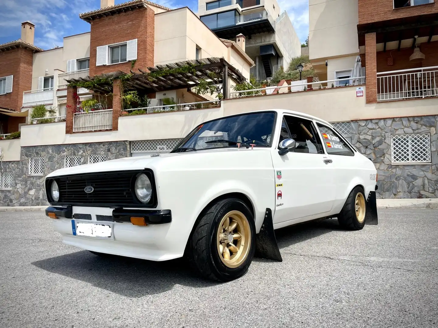 Ford Escort RS 2000 mk2 FIA passport Weiß - 1