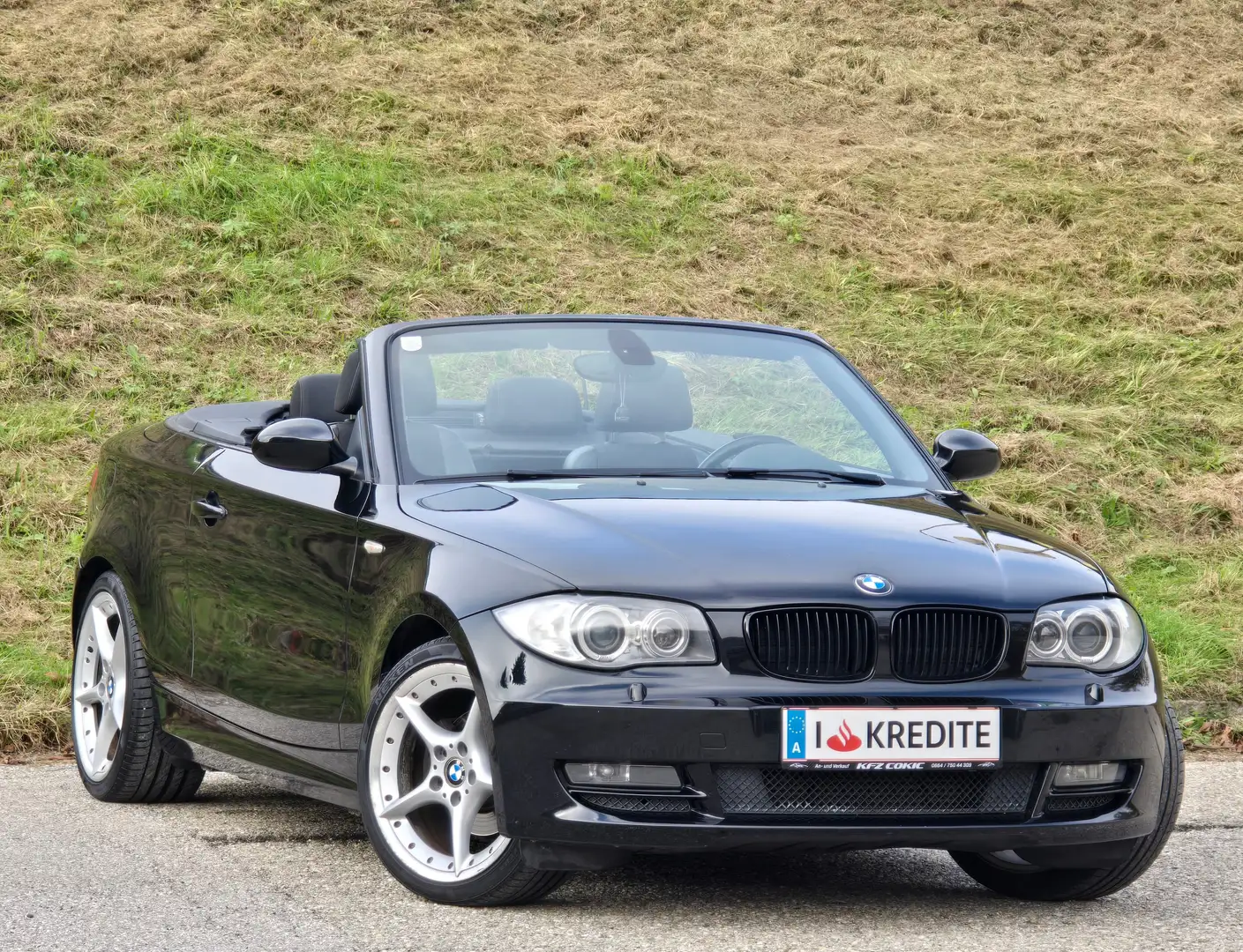 BMW 118 d Top* Kredit* Cabrio* Tempomat* Sitzheizung* Schwarz - 2