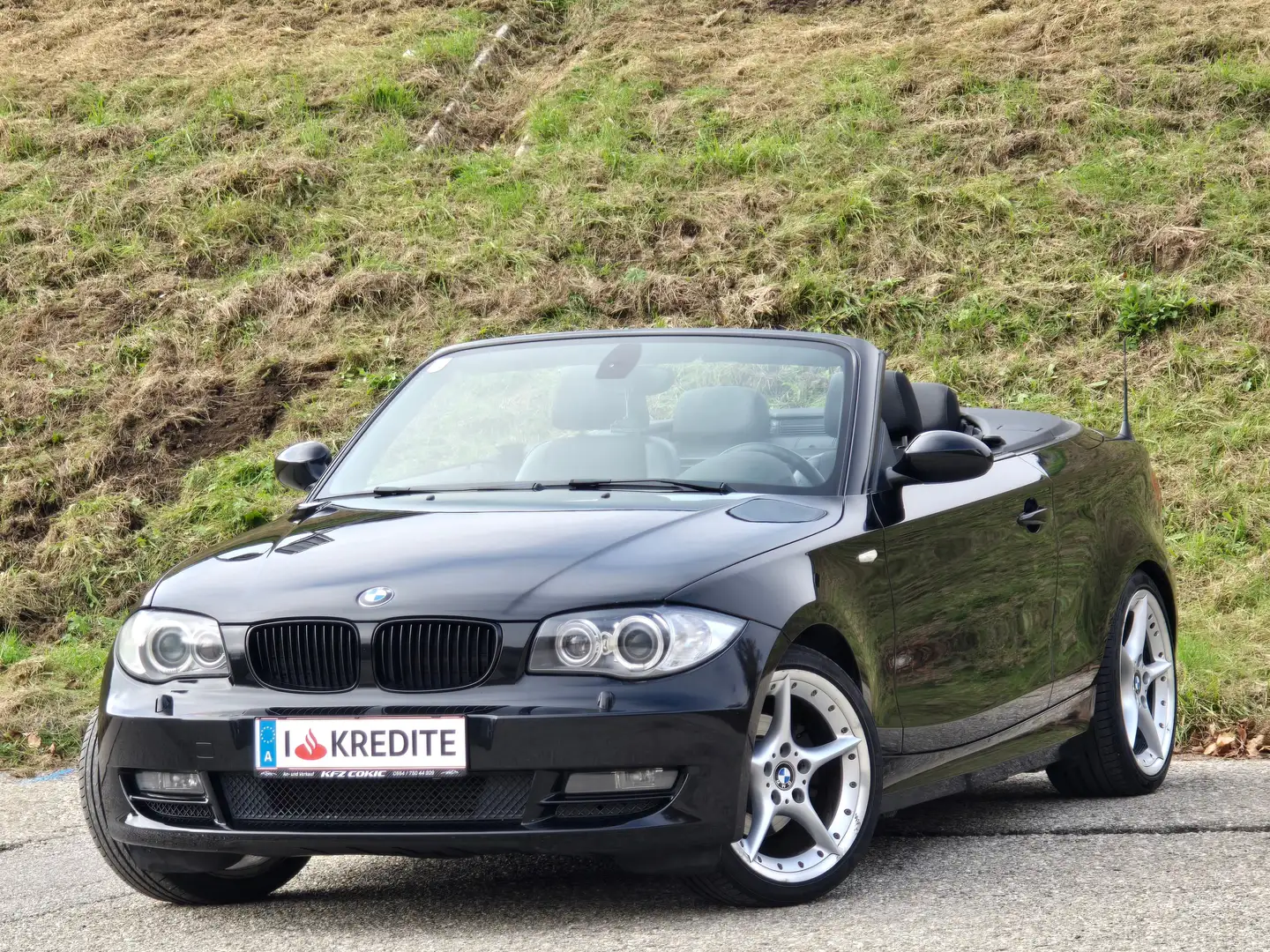 BMW 118 d Top* Kredit* Cabrio* Tempomat* Sitzheizung* Schwarz - 1