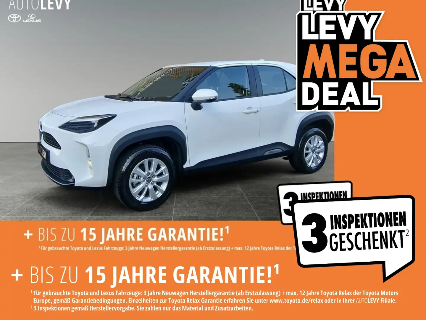 Toyota Yaris Cross Hybrid 1.5 Comfort +Allwetter+Kamera+ Weiß - 1