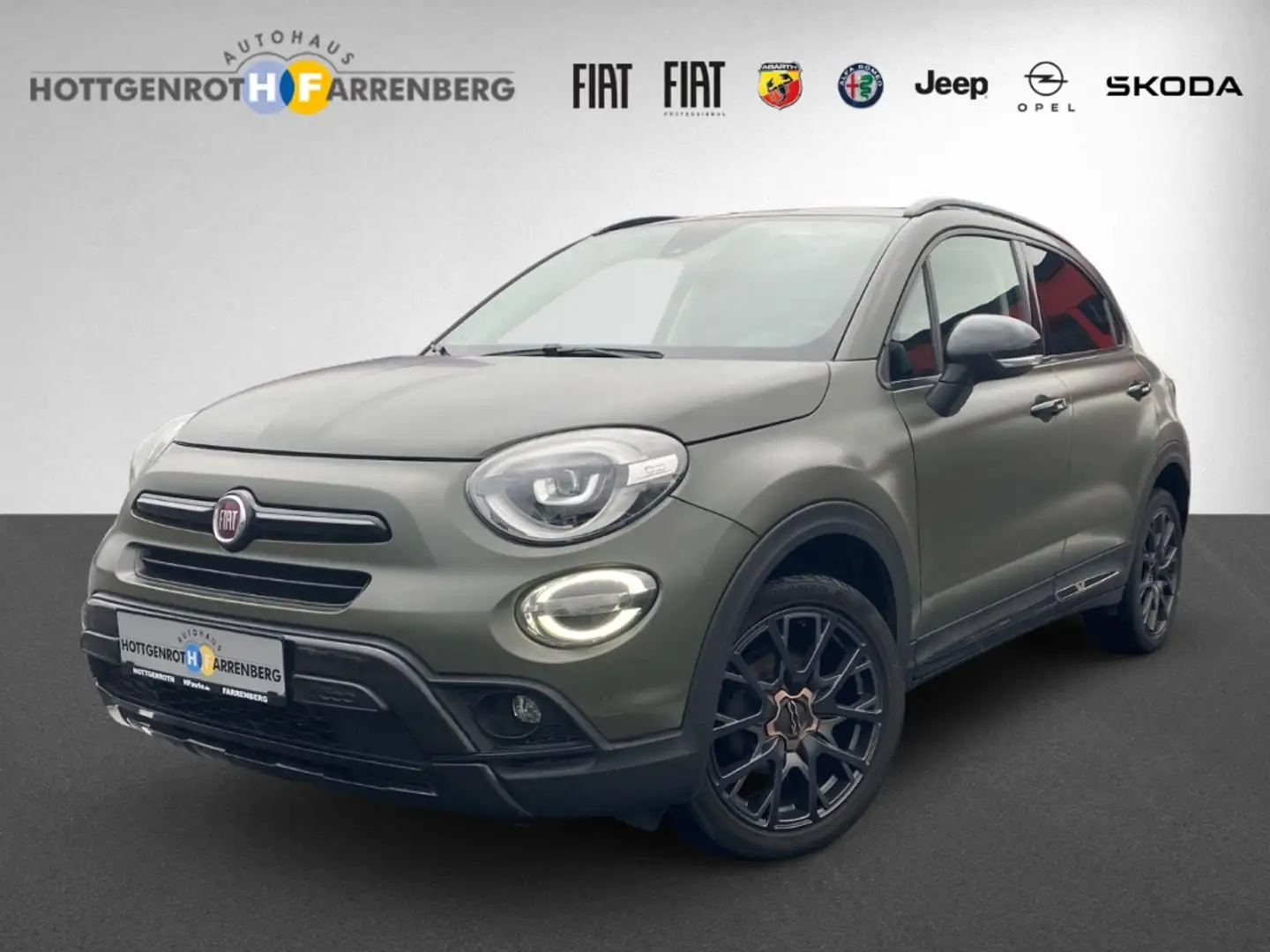 Fiat 500X 120th CROSS LOOK S-DESIGN 1.0 GSE Techp. Grün - 1