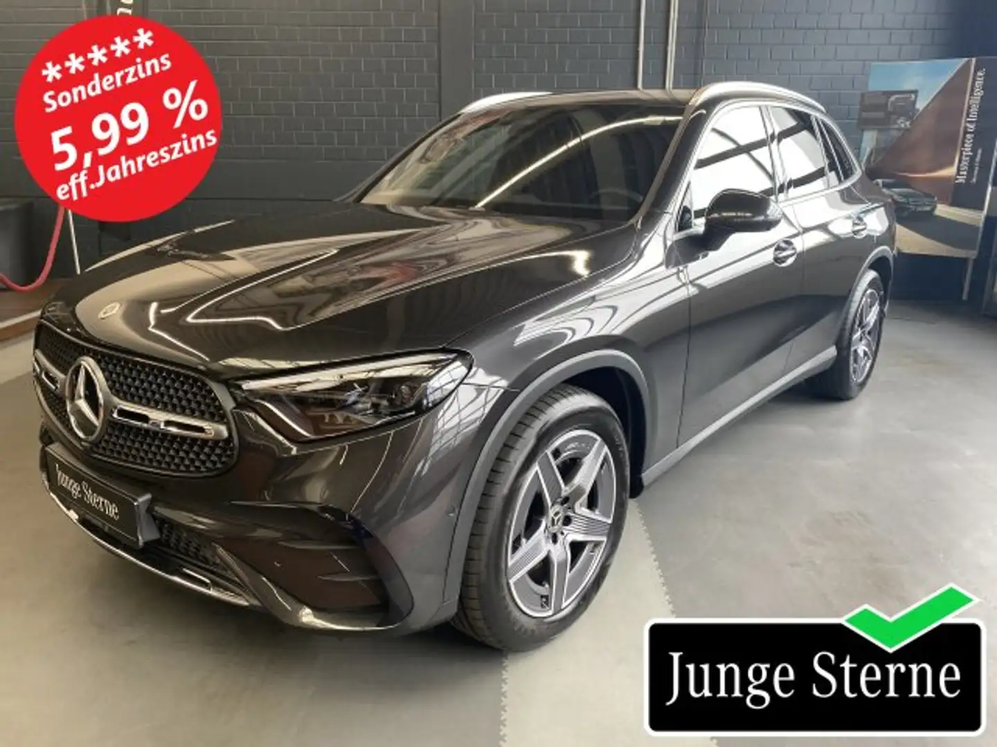 Mercedes-Benz GLC 200 GLC 200 4M AMG Premium 360° Memory MBUX AMG Line Grau - 1