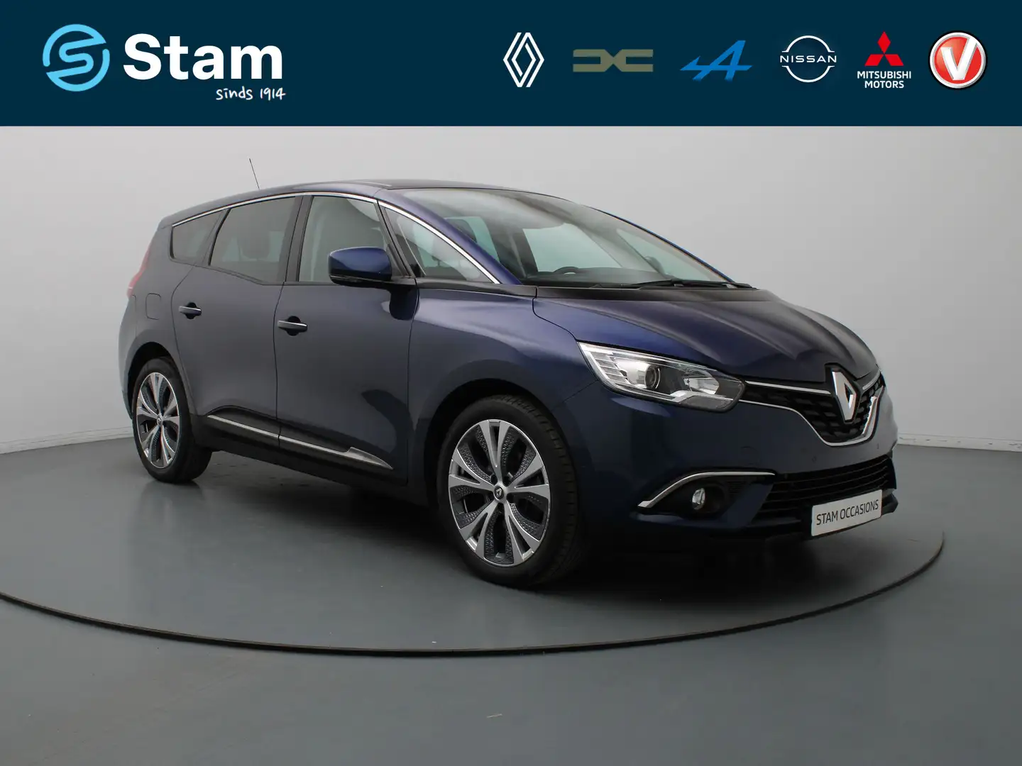 Renault Grand Scenic 140pk TCe Intens Camera | Cruise | Navi | Parkeers Bleu - 1