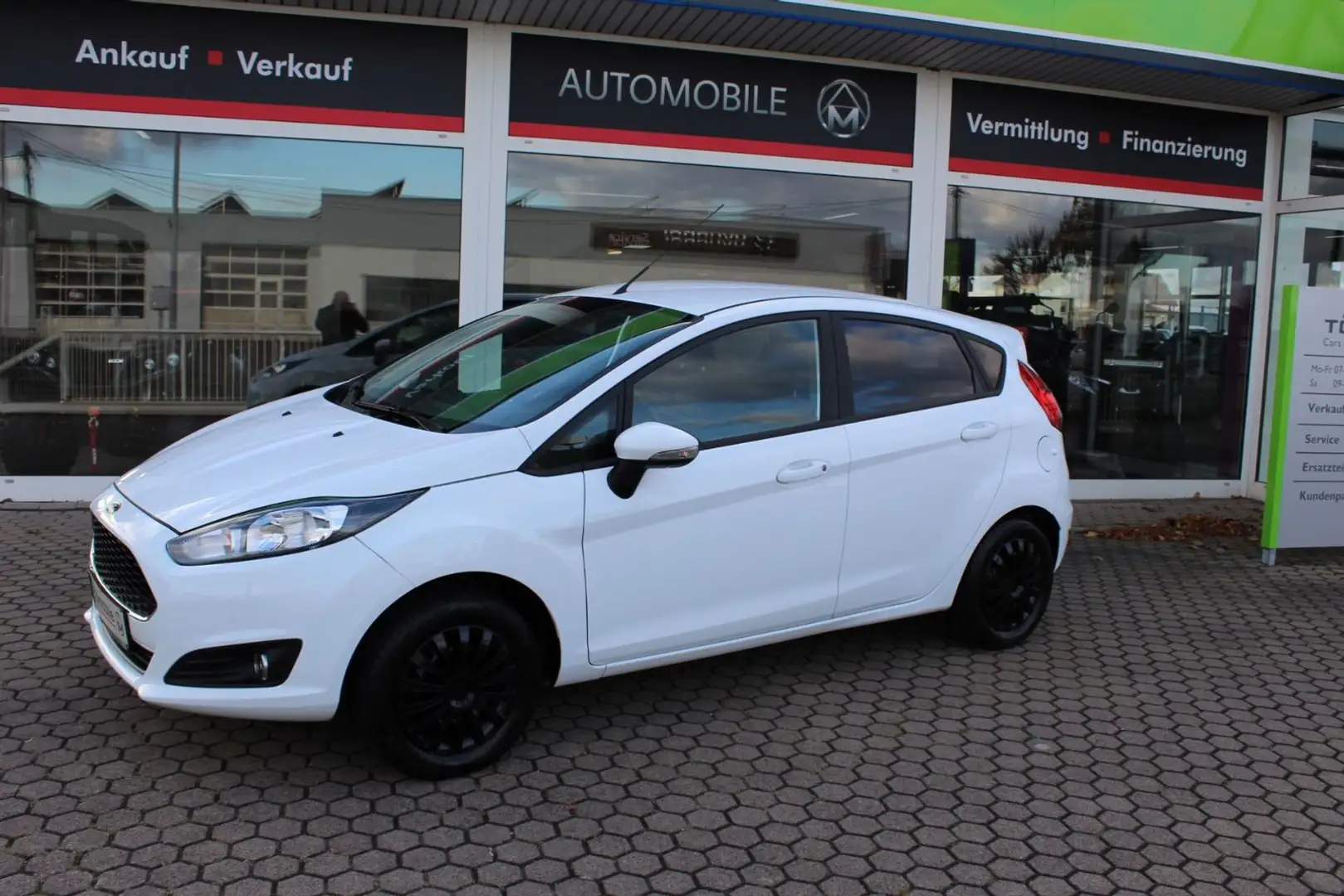 Ford Fiesta Sitzheizung,AHK,TÜV NEU,1-HAND. Blanc - 2