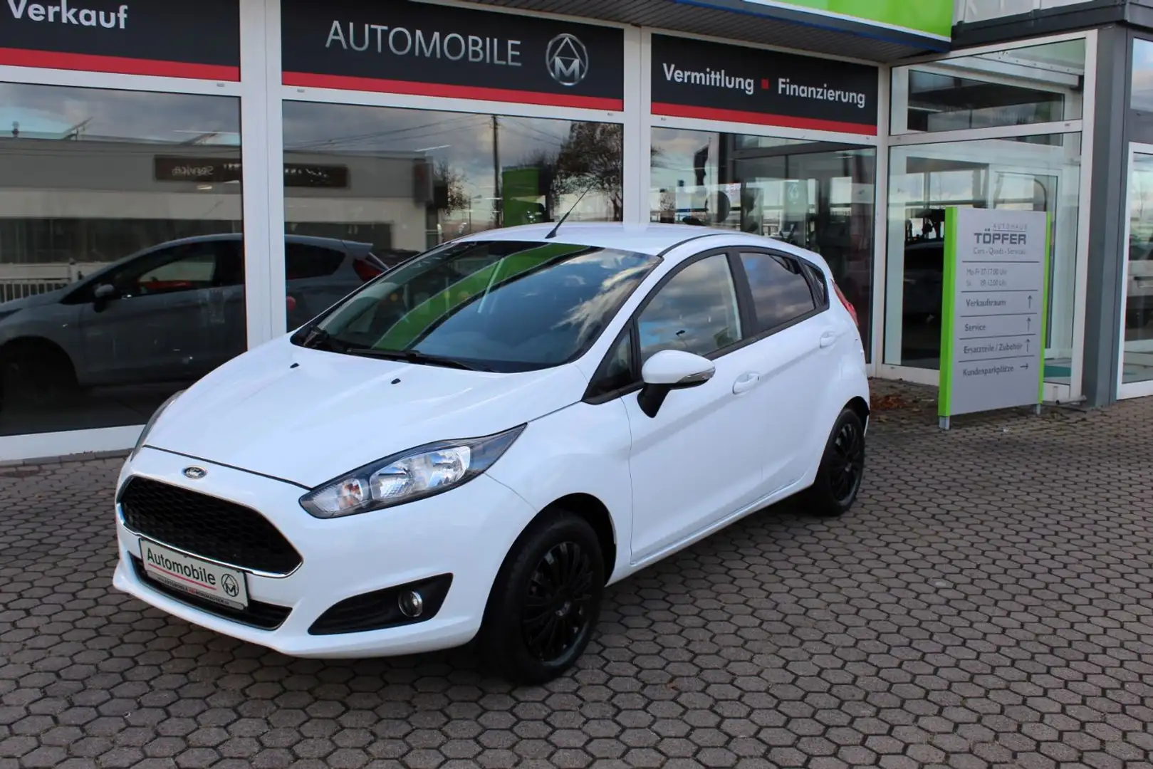 Ford Fiesta Sitzheizung,AHK,TÜV NEU,1-HAND. Blanc - 1