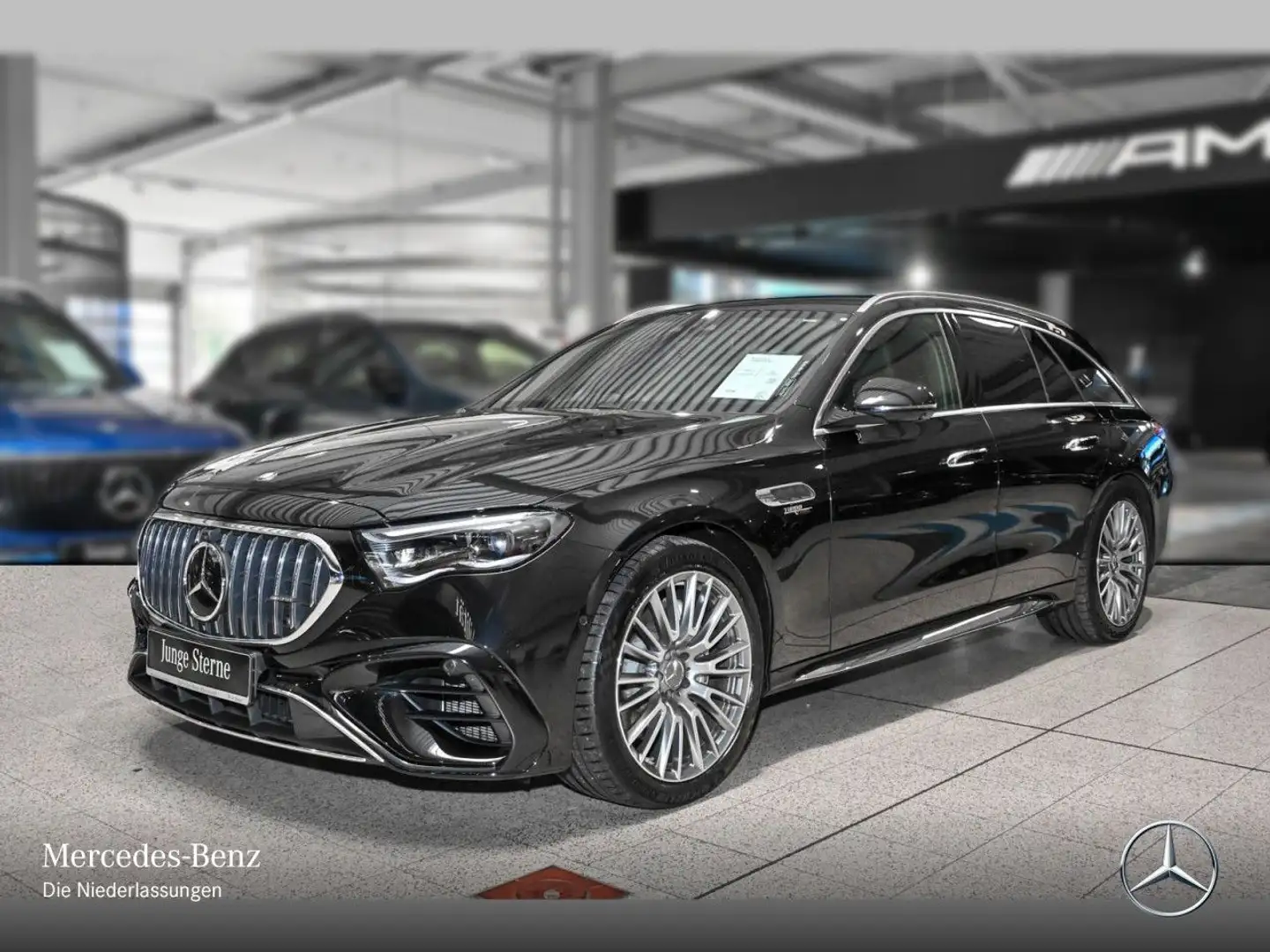 Mercedes-Benz E 53 AMG T 4M Hybrid Fahrass 360° Distr. AHK PTS Nero - 2