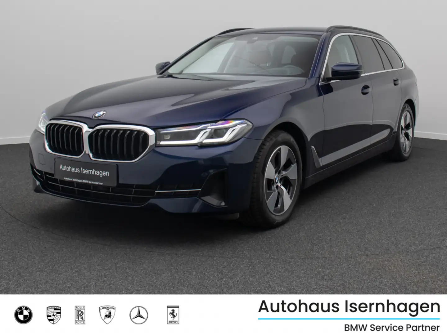 BMW 520 DAB Kamera HUD Laser H K Leder Komfort Blau - 1