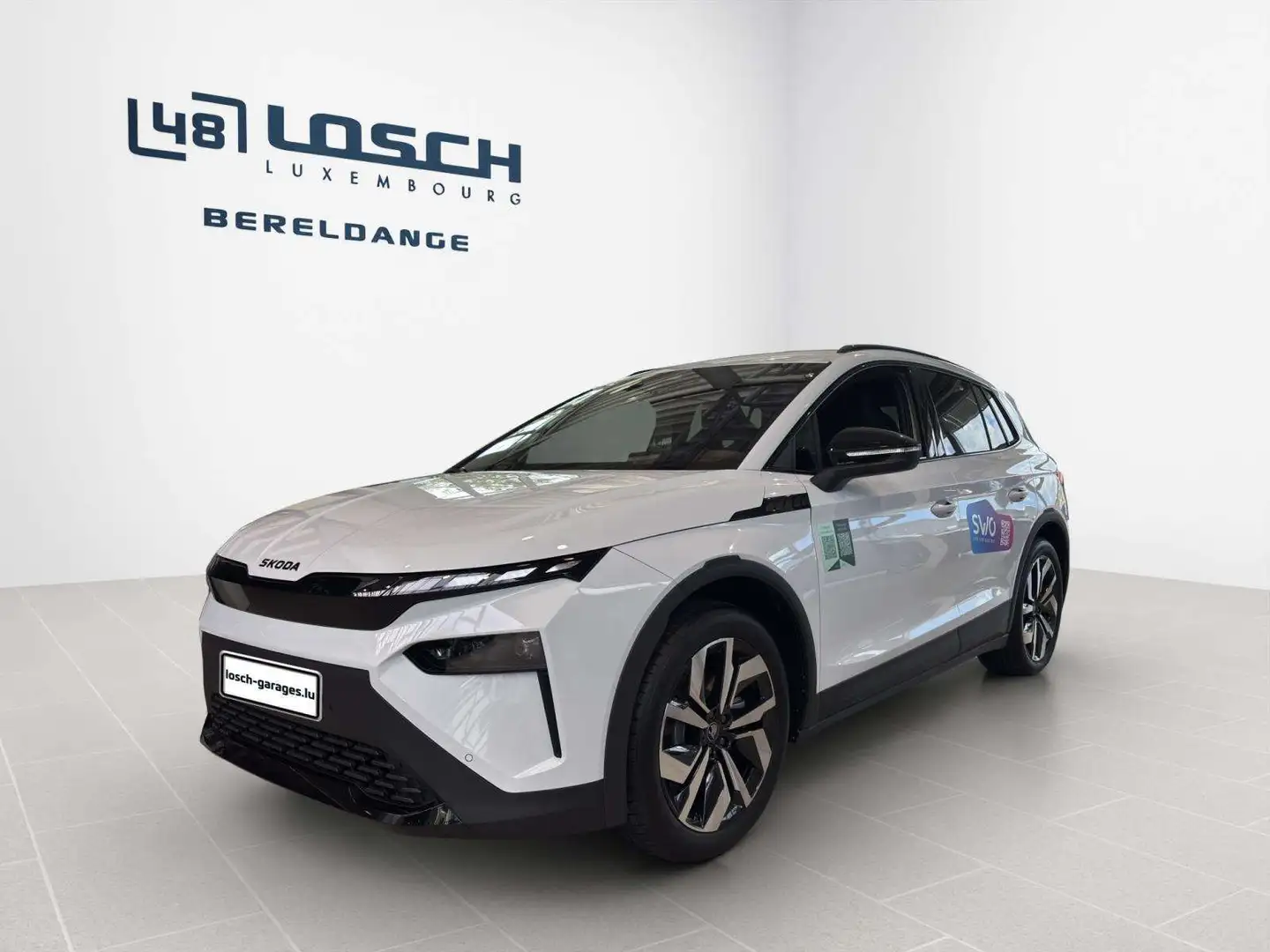 Skoda Elroq 60 Sportline Blanc - 1