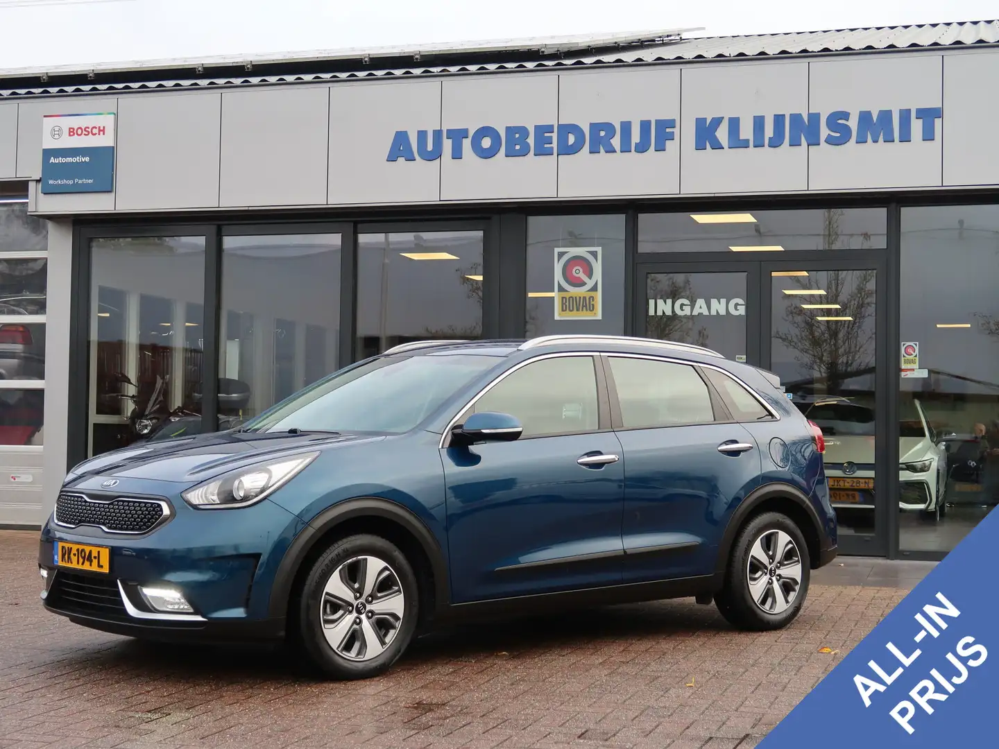 Kia Niro 1.6 GDi Hybrid DynamicLine | camera | Blauw - 1