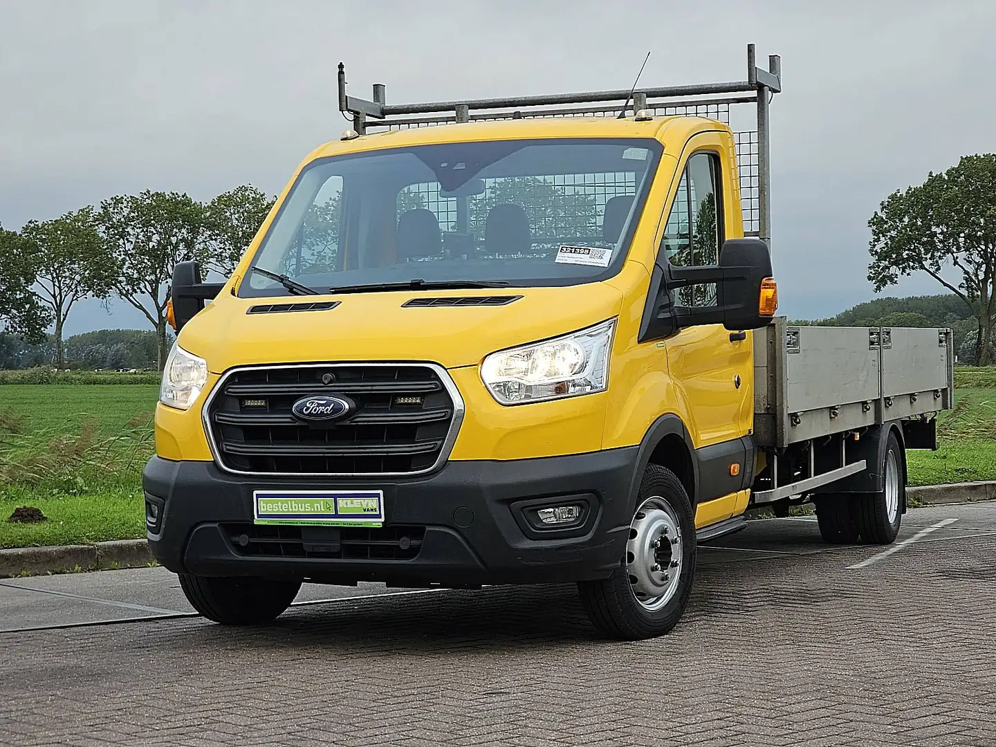Ford Transit 350 2.0 TDCI L5H1 Open-Laadbak 5 meter! Euro6 Airc Jaune - 2