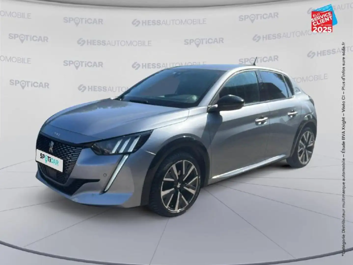 Peugeot 208 1.2 PureTech 130ch S/S GT Line EAT8 GPS Camera Car Gris - 1