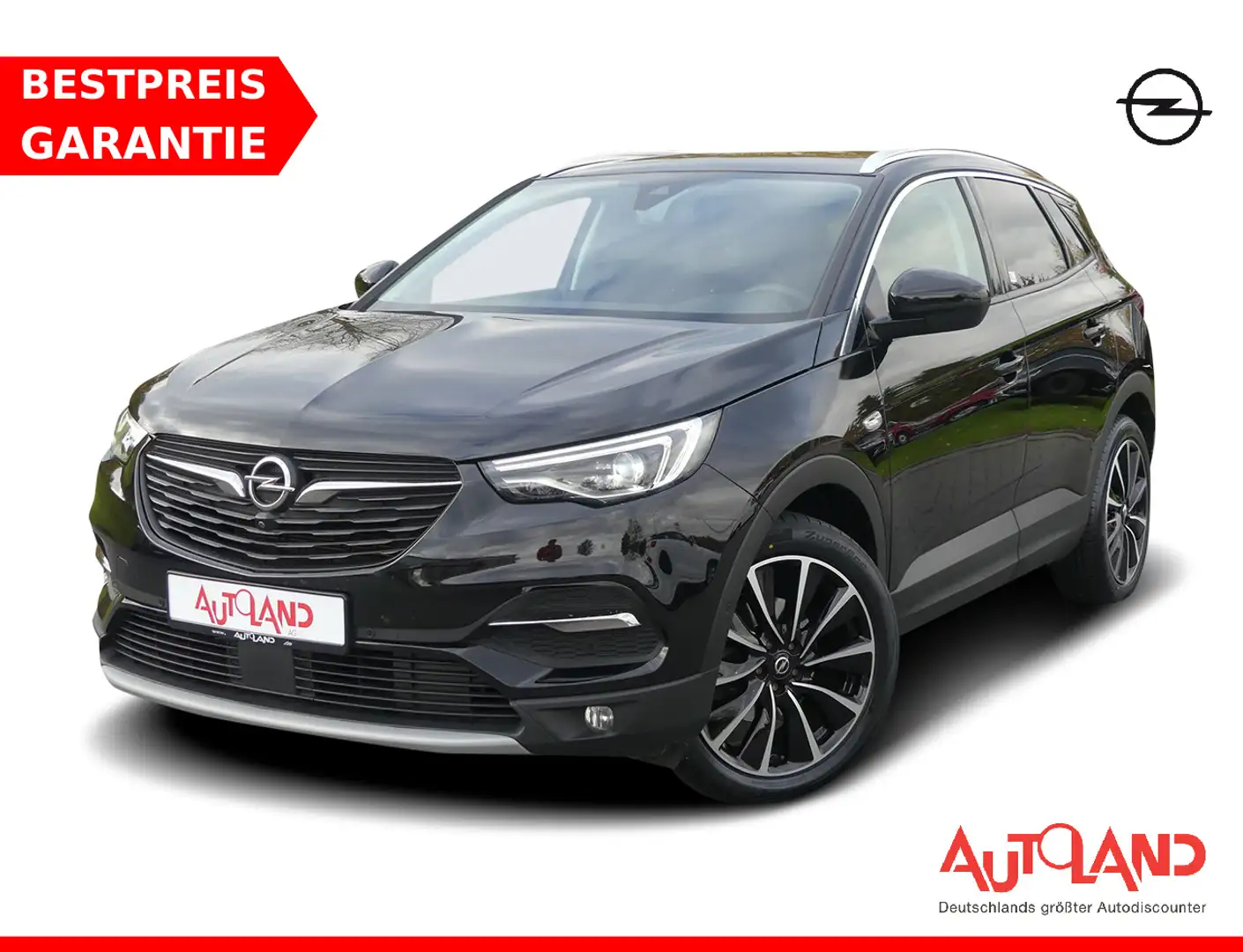 Opel Grandland 1.6 Turbo Ultimate Aut. AHK LED Navi Schwarz - 1