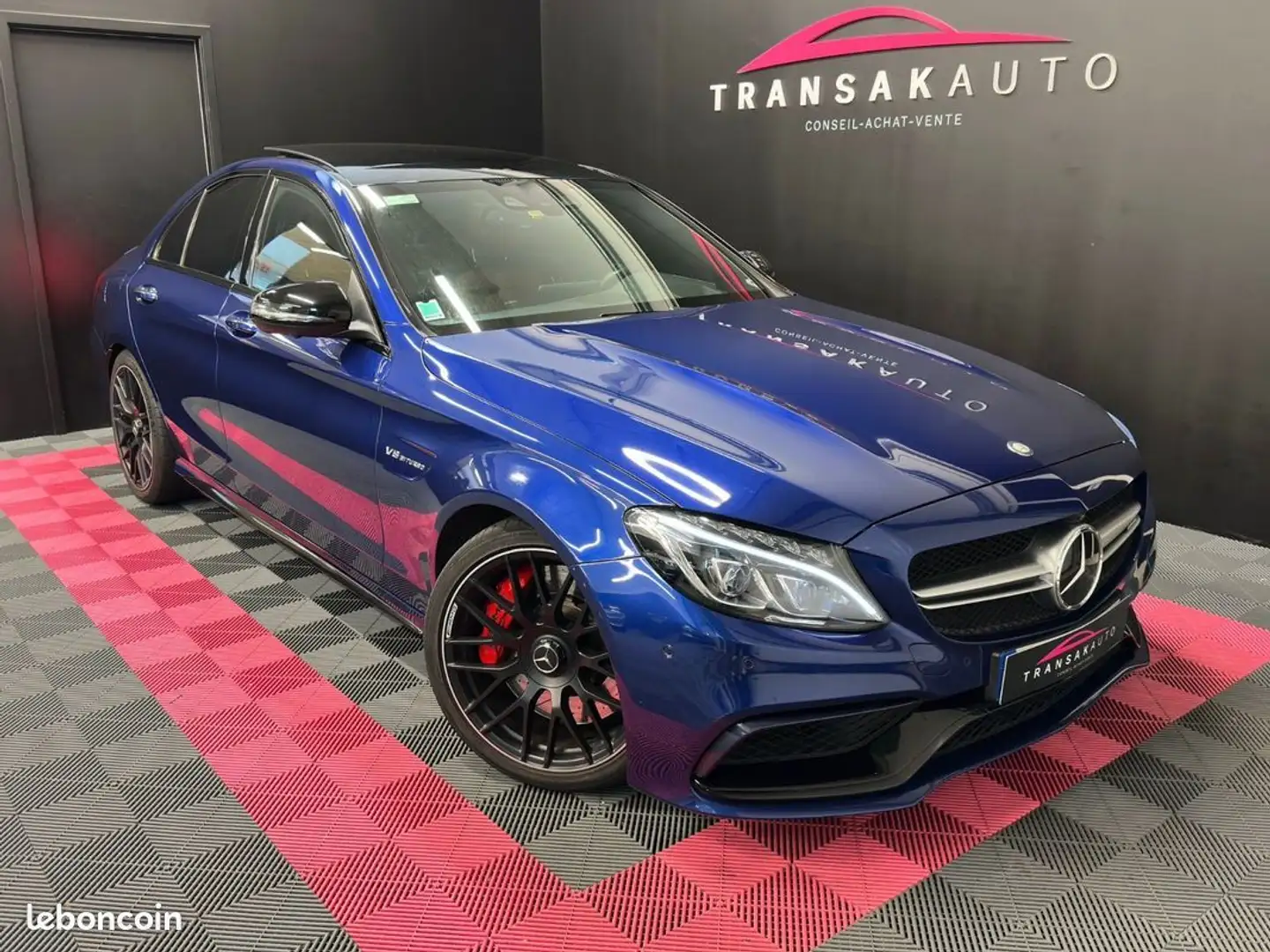 Mercedes-Benz C 63 AMG MERCEDES 63 S Mercedes-AMG Speedshift MCT AMG SUIVI COMPLET RÉVISION À JOUR Blanc - 1