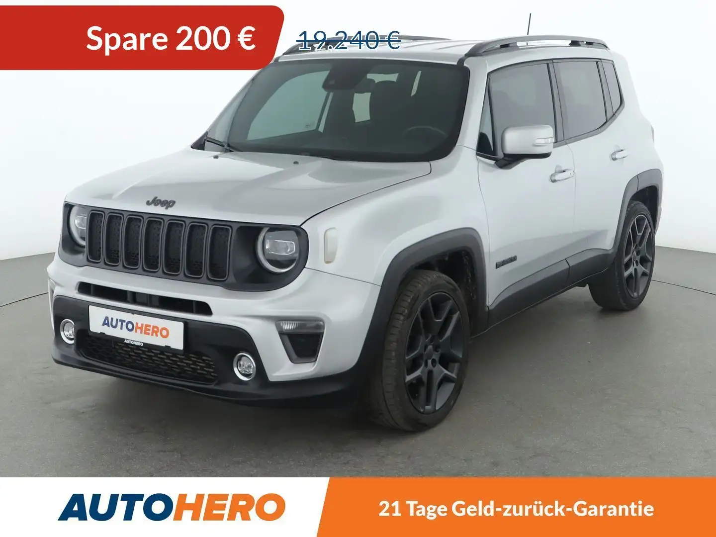 Jeep Renegade 1.6 M-Jet Limited FWD *NAVI*PDC*SHZ*TEMPO* Silber - 1
