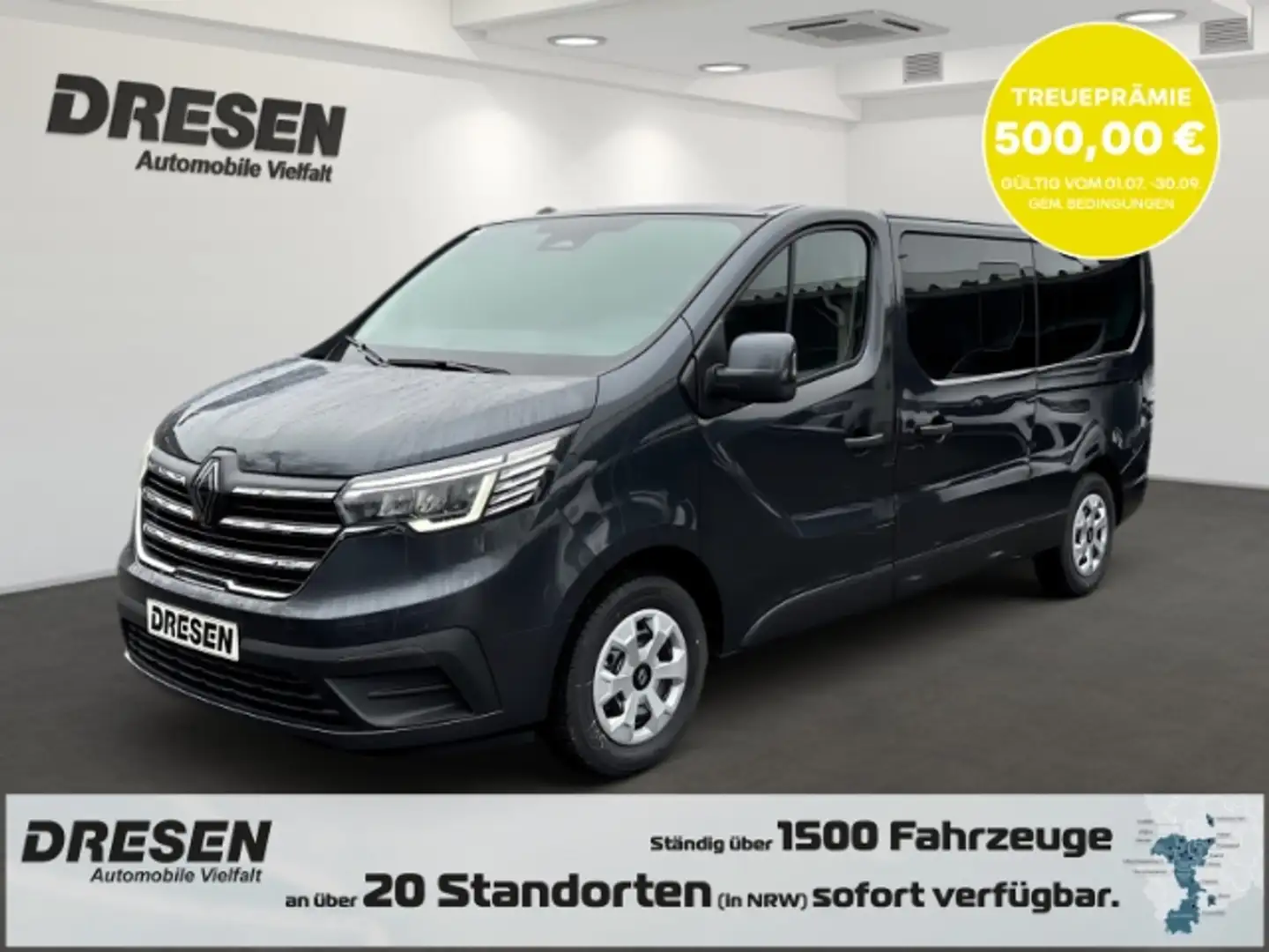 Renault Trafic Combi Grand Evolution Blue dCi 150 MY24*Klima v+h* Grau - 1