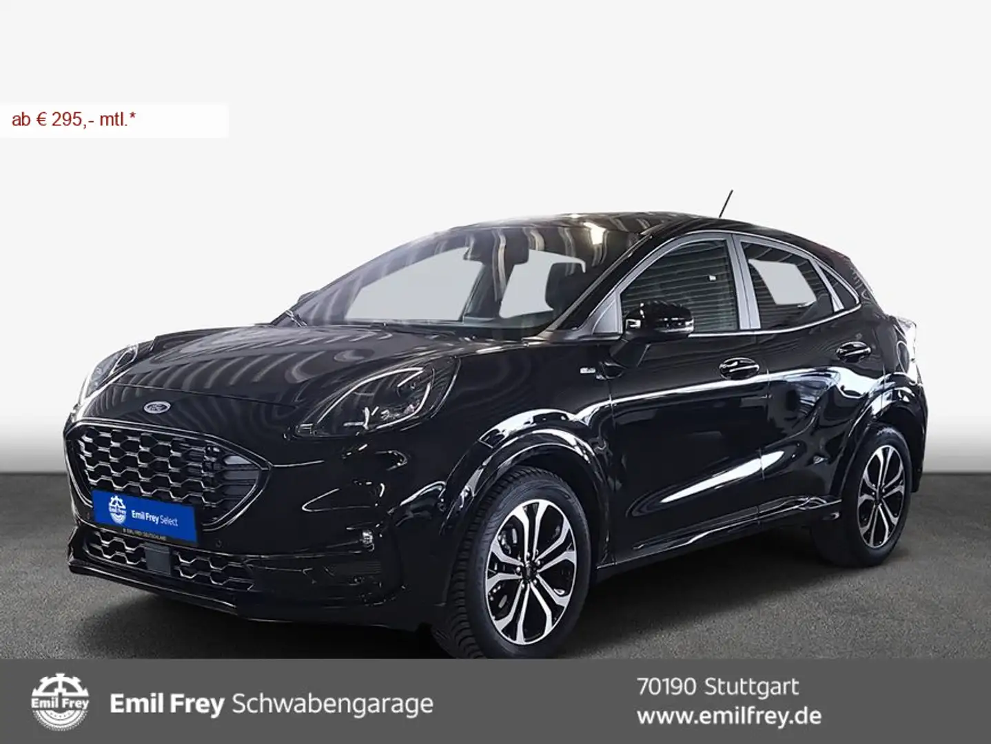 Ford Puma 1.0 EcoBoost Hybrid Aut. ST-LINE Schwarz - 1