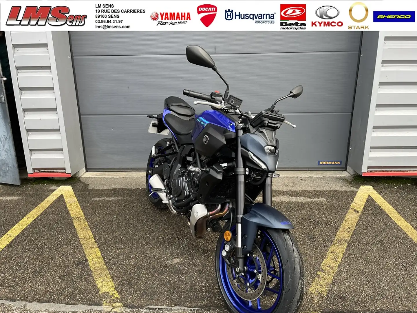 Yamaha MT-07 Bleu - 2