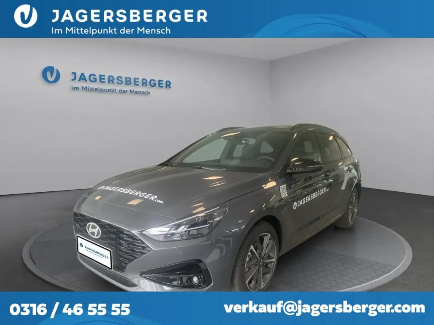 Hyundai i30 Kombi 1,0 TGDI Go! Plus Grau - 1