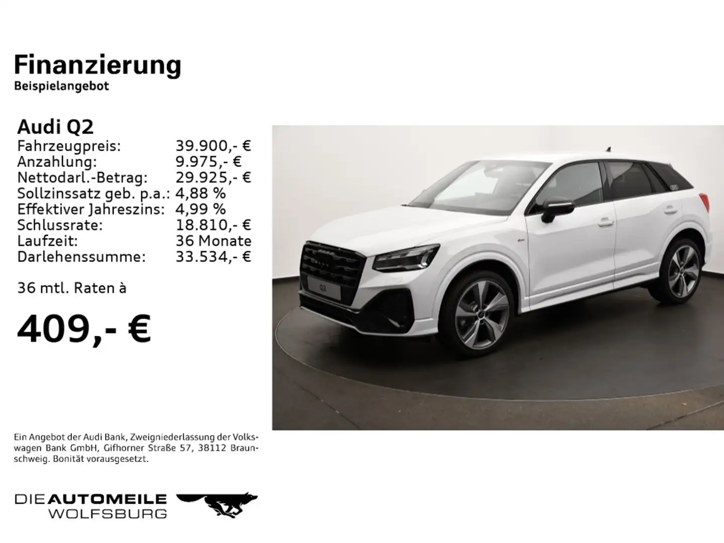 Audi Q2 35 TFSI S tronic S line Alb - 2