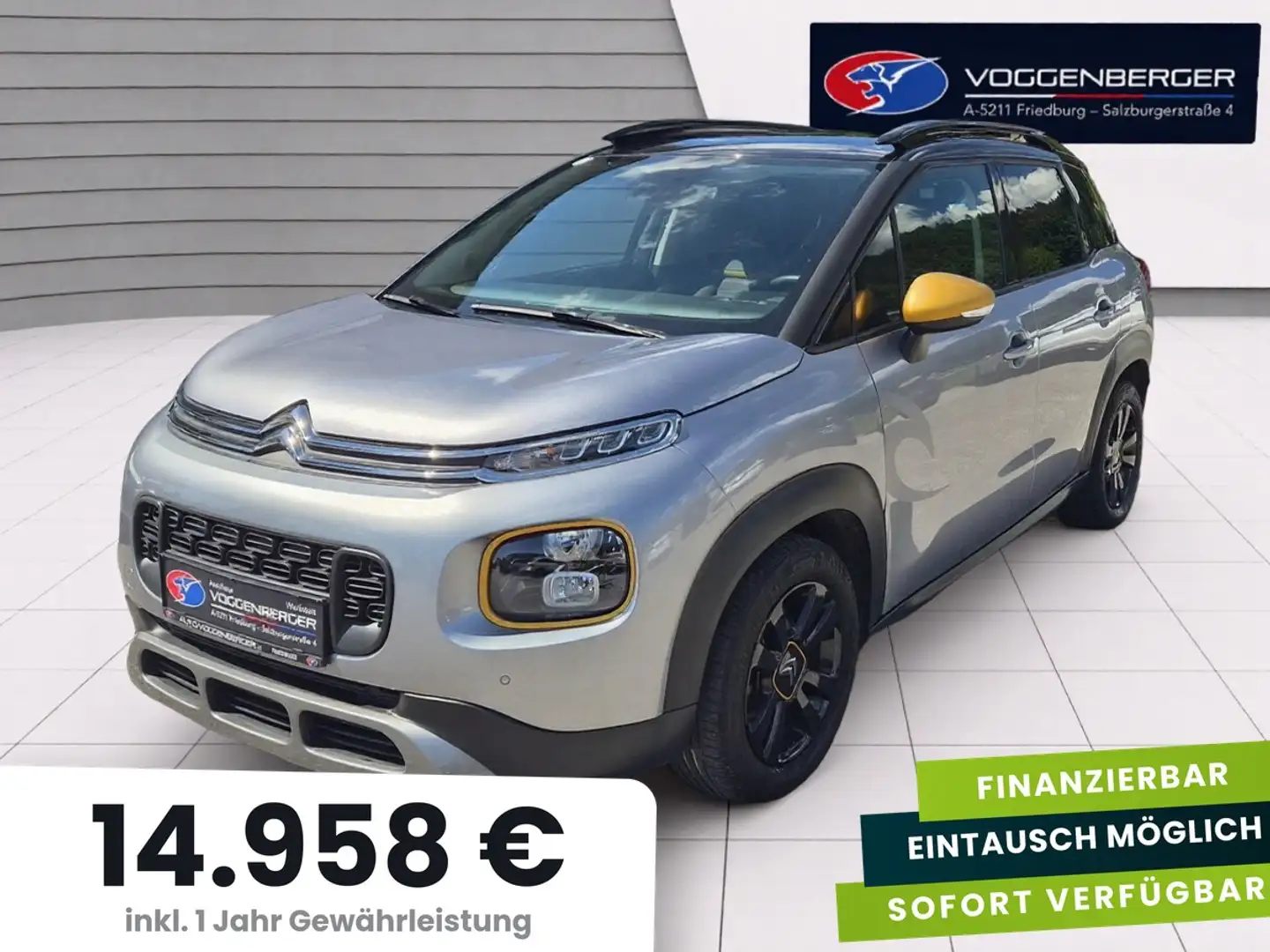 Citroen C3 Aircross C3 Aircross BlueHDi 120 S&S EAT6 Rip Curl Grau - 1