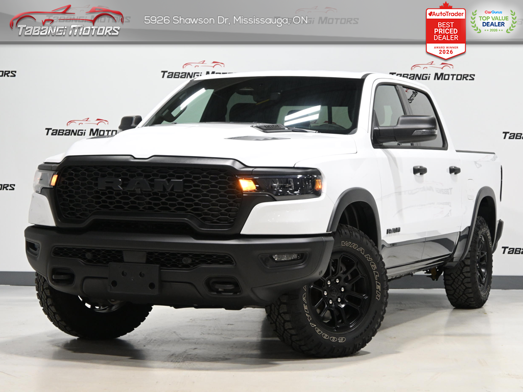 2026 RAM 1500 Rebel  No Accident Alpine Red Interior Navigation Remote Start