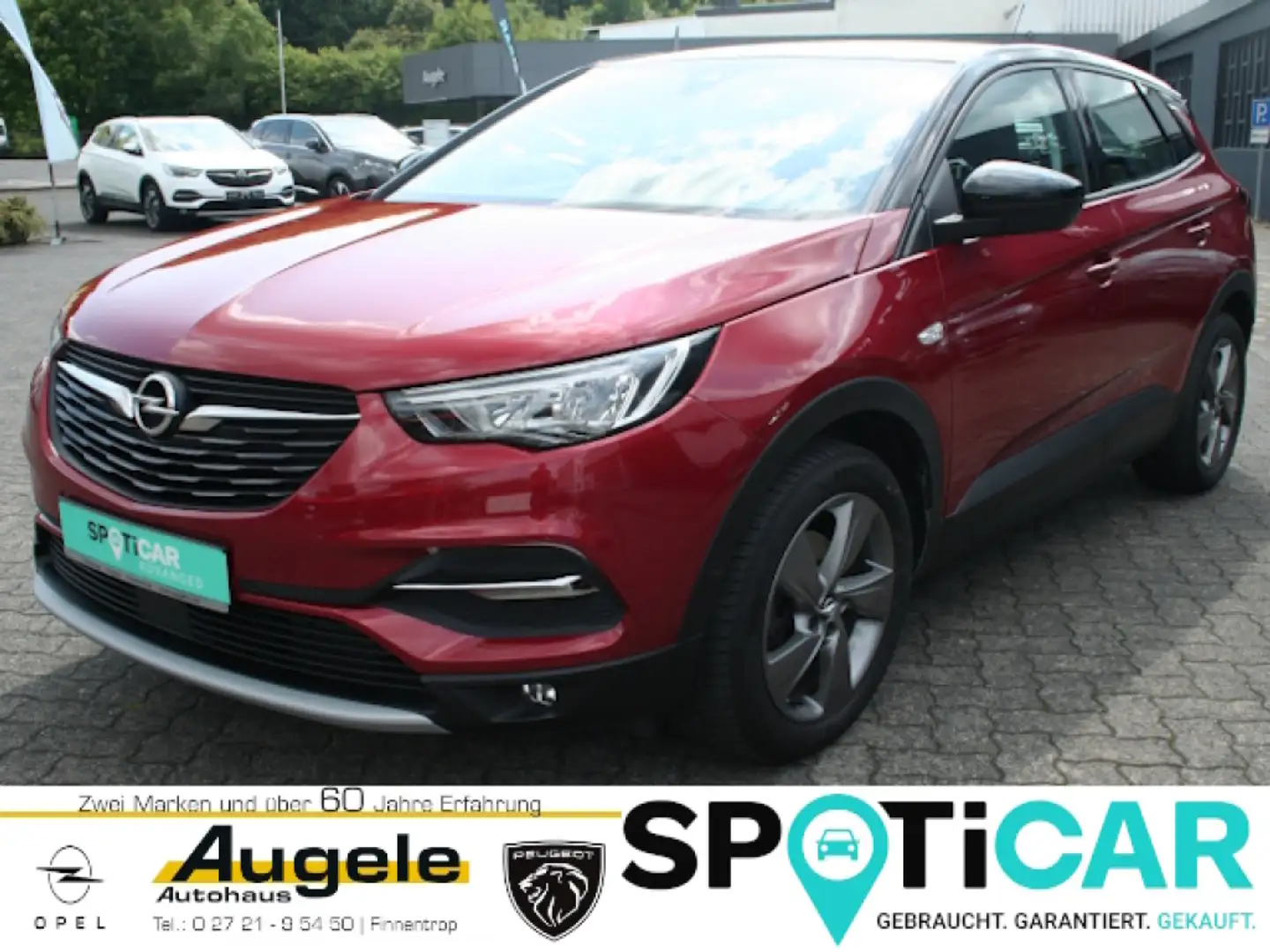 Opel Grandland X Elegance 130PS, AHK, Keyless, Sitzheizung, Kamera Rot - 1