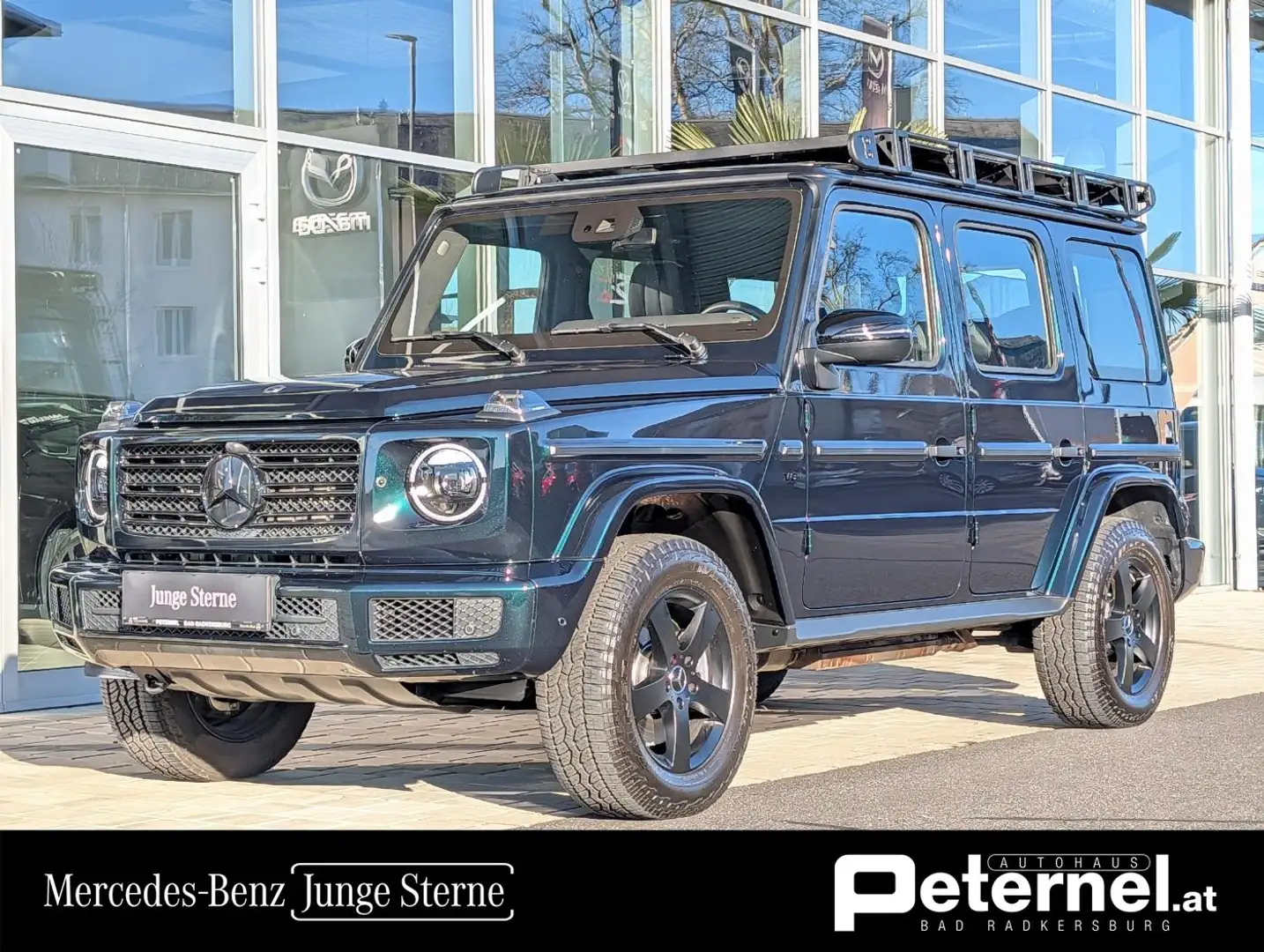 Mercedes-Benz G 500 Wide COM Burm AMG AHK Ambi SHD RKam Night Grün - 1
