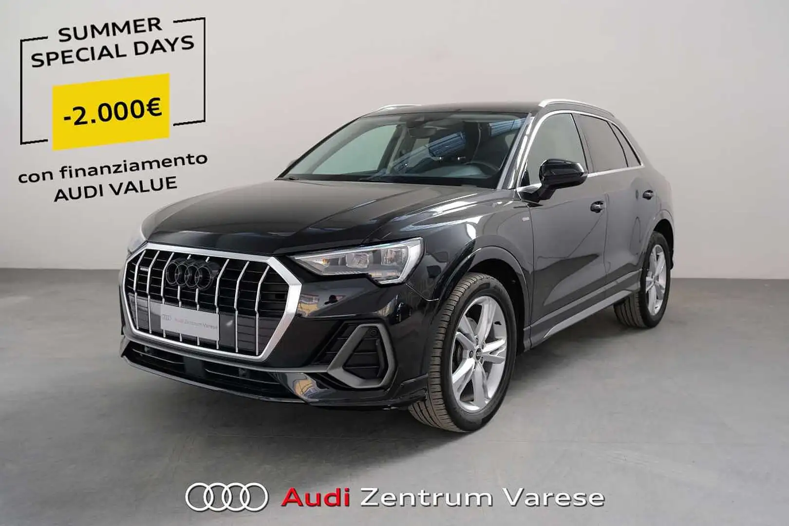 Audi Q3 35 TDI 150CV Quattro Stronic Sline Edition Negro - 1