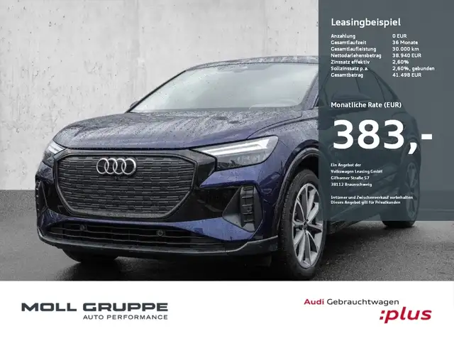 Audi Q4 e-tron Q4 Sportback e-tron 45 AHK NAVI LM FLA WPUMPE