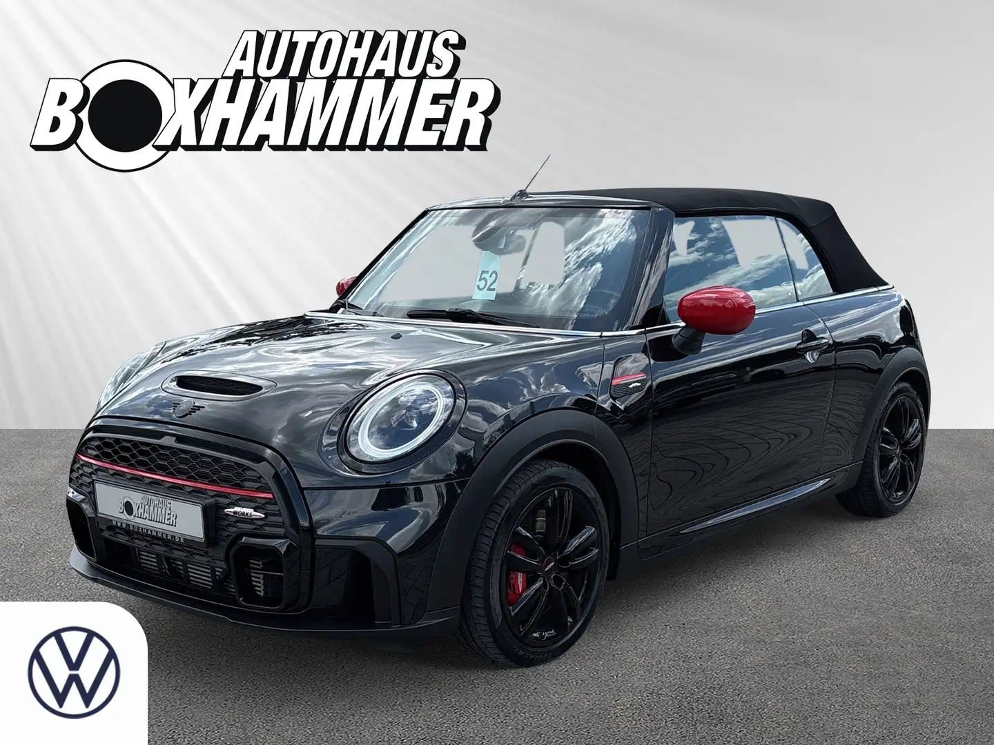 MINI John Cooper Works Cabrio TEMPOMAT+SIDE.ASSIST+KEYLESS Schwarz - 1