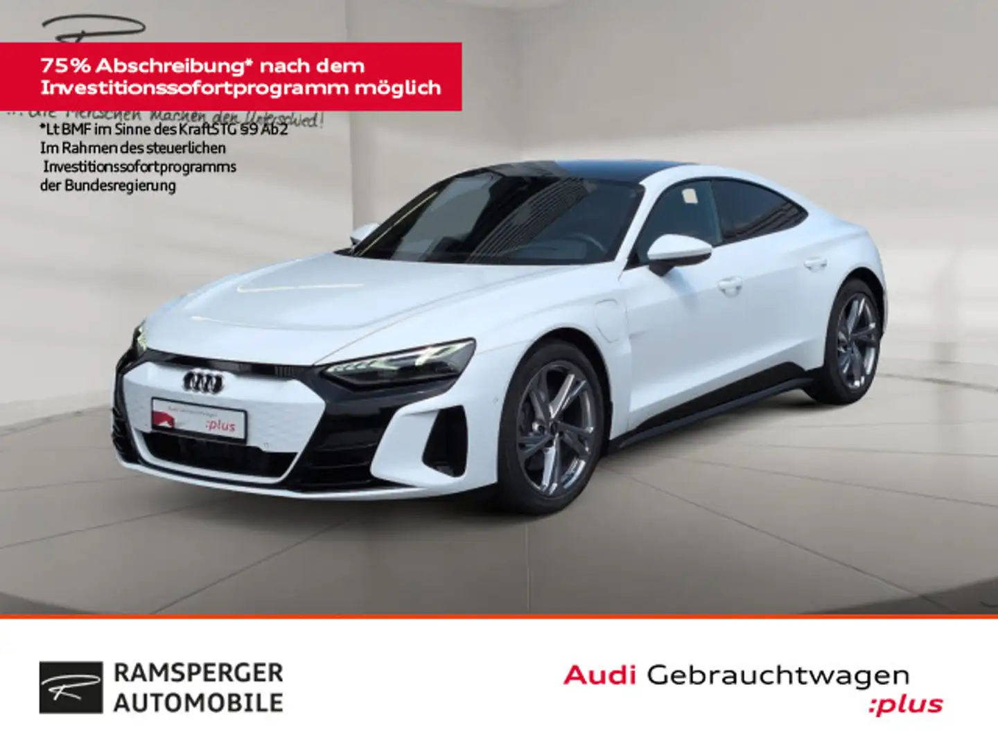 Audi e-tron GT Navi ACC  HuD Pano 360° Weiß - 1