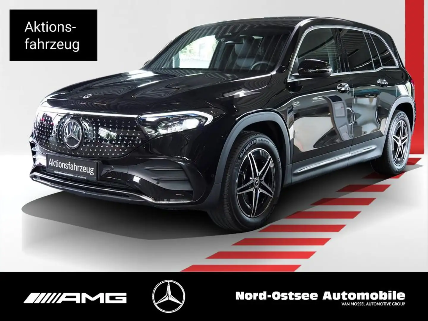 Mercedes-Benz EQB 250 + AMG KEYLESS DISTRONIC SOUND KAMERA 18-Z Zwart - 1