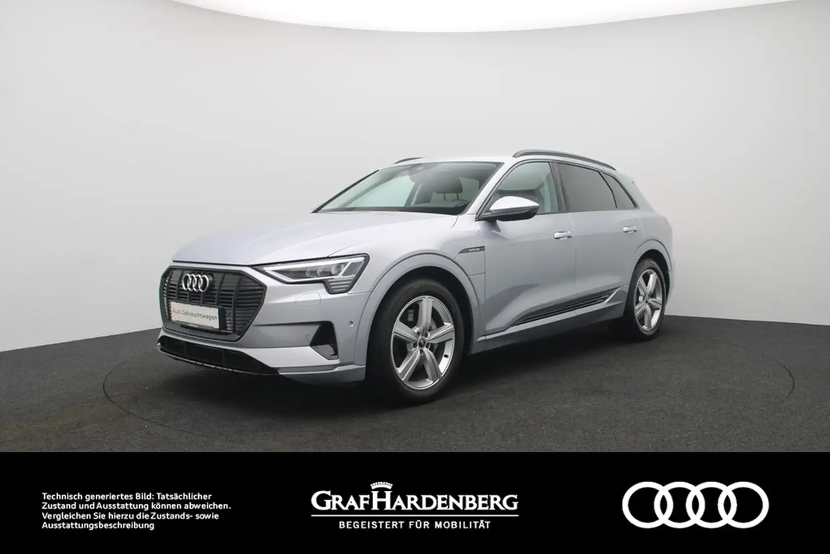 Audi e-tron 50 quattro . Virt.Cockpit LED Navi AHK Silber - 1