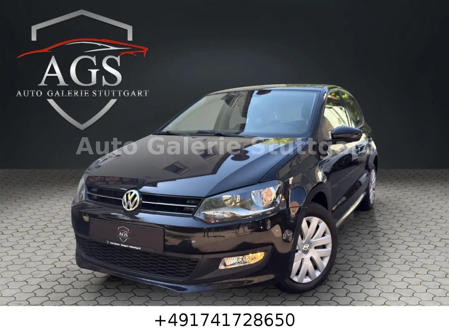 Volkswagen Polo V Comfortline*TÜV NEU*PDC*KLIMA* Siyah - 1
