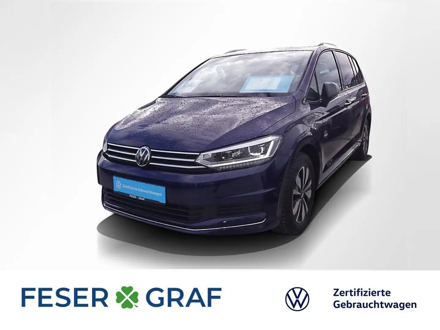 Volkswagen Touran 1.5 TSI Goal DSG 7Si AHK LED Navi Sitzh. Blau - 1