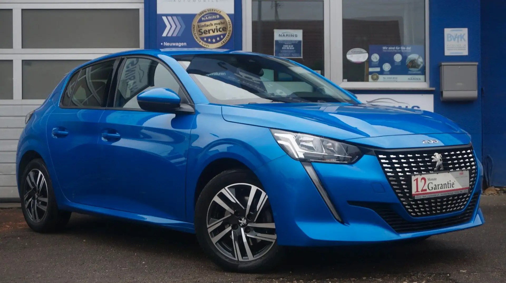 Peugeot 208 Allure LED Kamera Klima Navi Sitzheizung Azul - 2